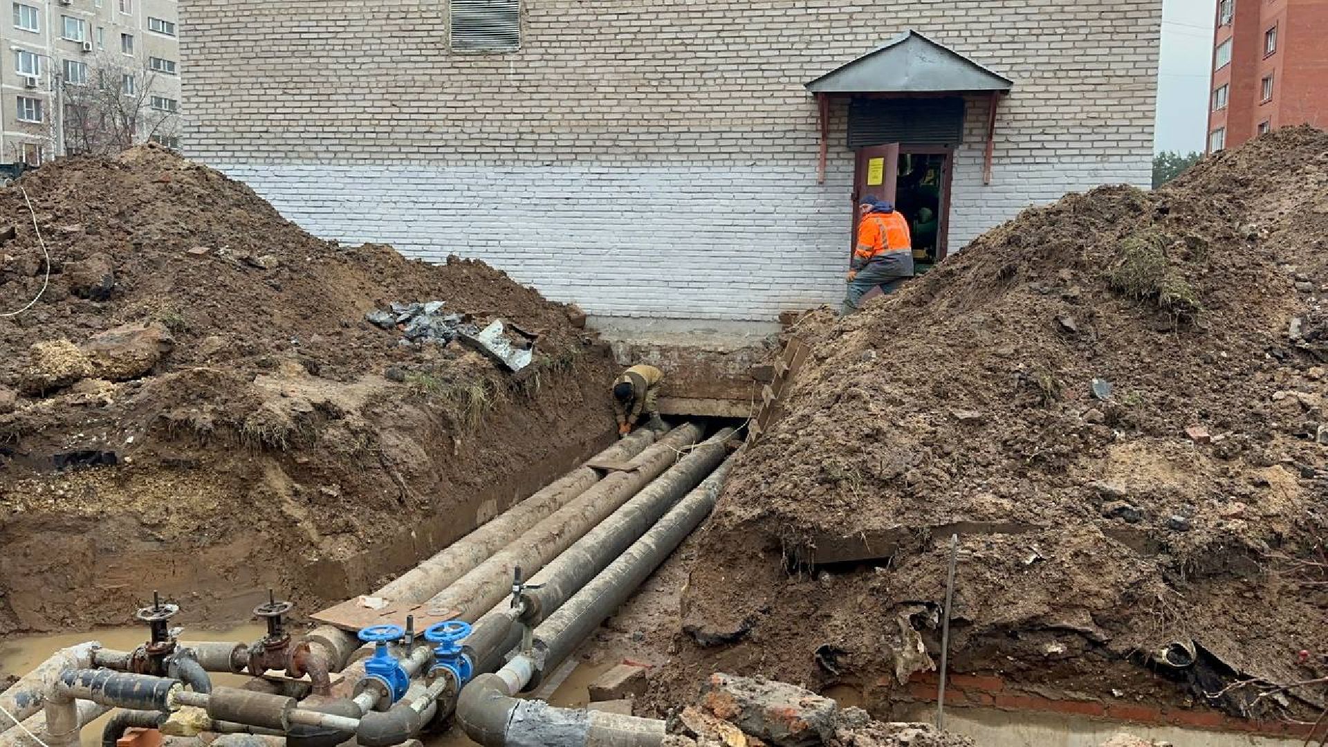 ремонт труб отопления, домодедово,