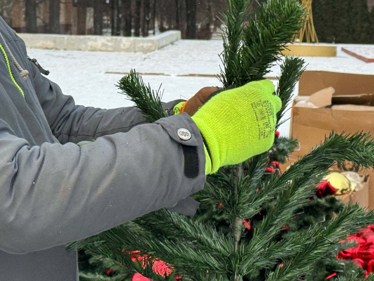 можайск, можайский муниципальный округ, подмосковье, новый год, благоустройство, зима в подмосковье, главная елка округа,