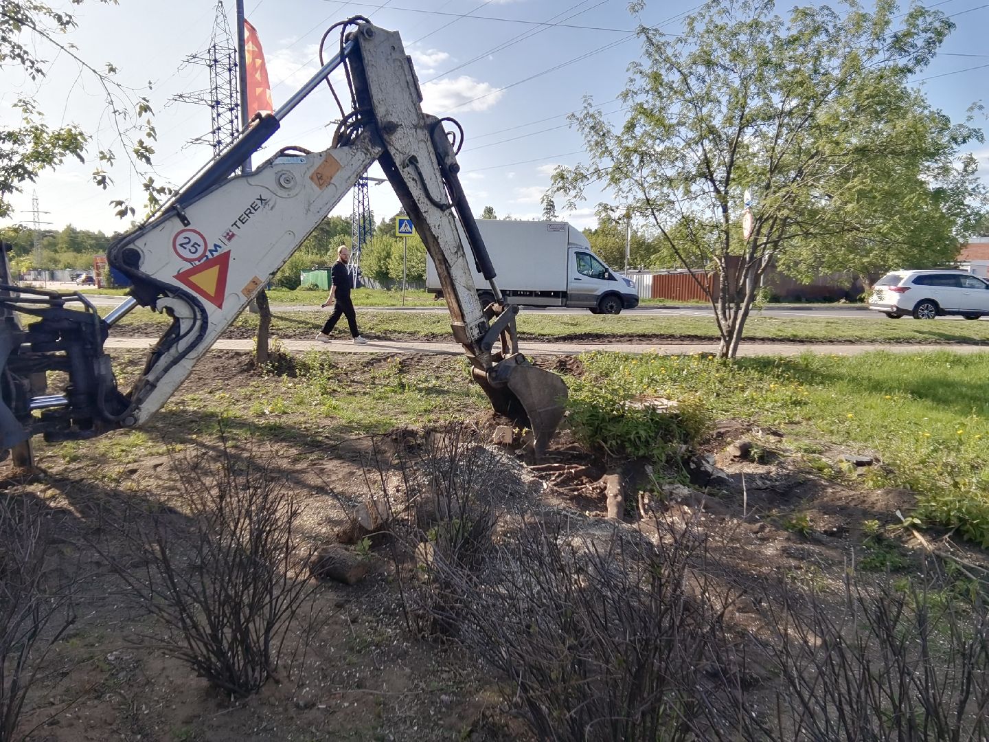 Балашиха, пни, деревья, благоустройство, специальная техника, дворовые площадки, жилые дома, спил аварийных деревьев