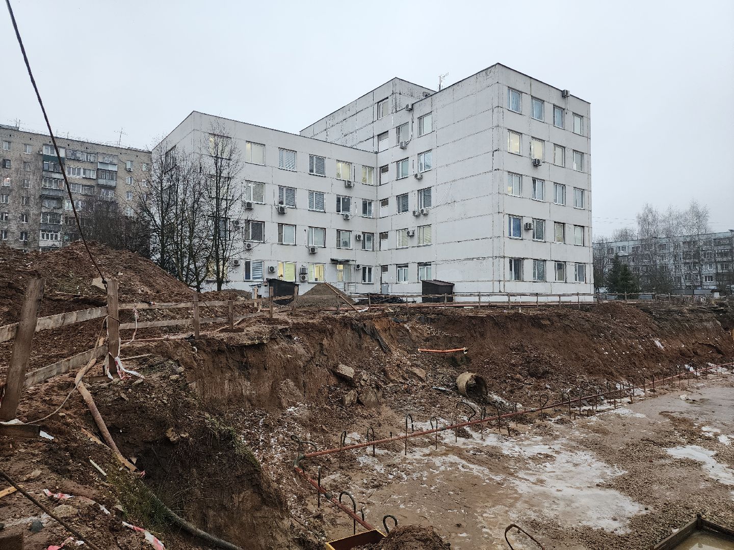 строительство,  красногорск, поликлиника,