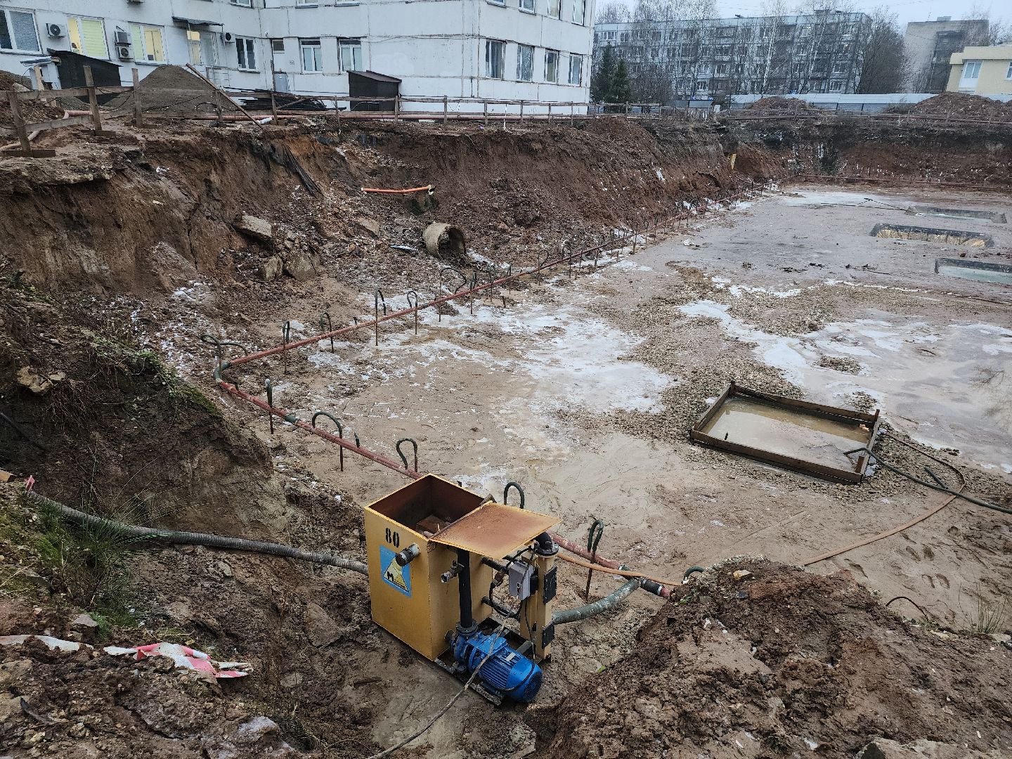 строительство,  красногорск, поликлиника,