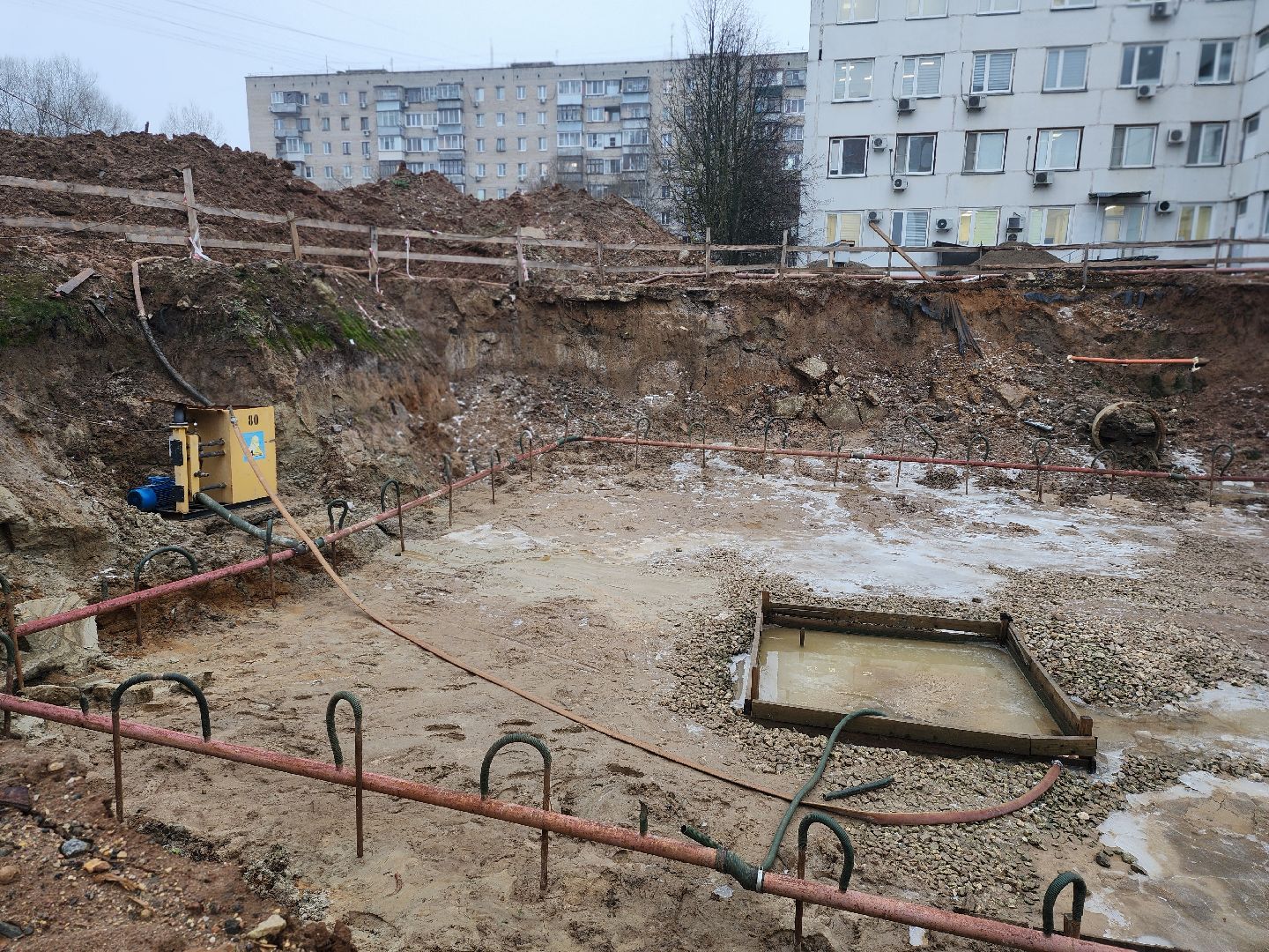 строительство,  красногорск, поликлиника,