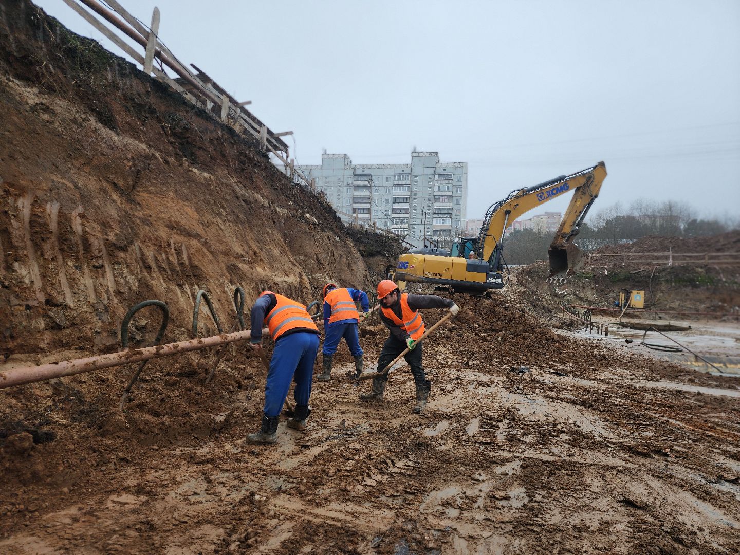 строительство,  красногорск, поликлиника,