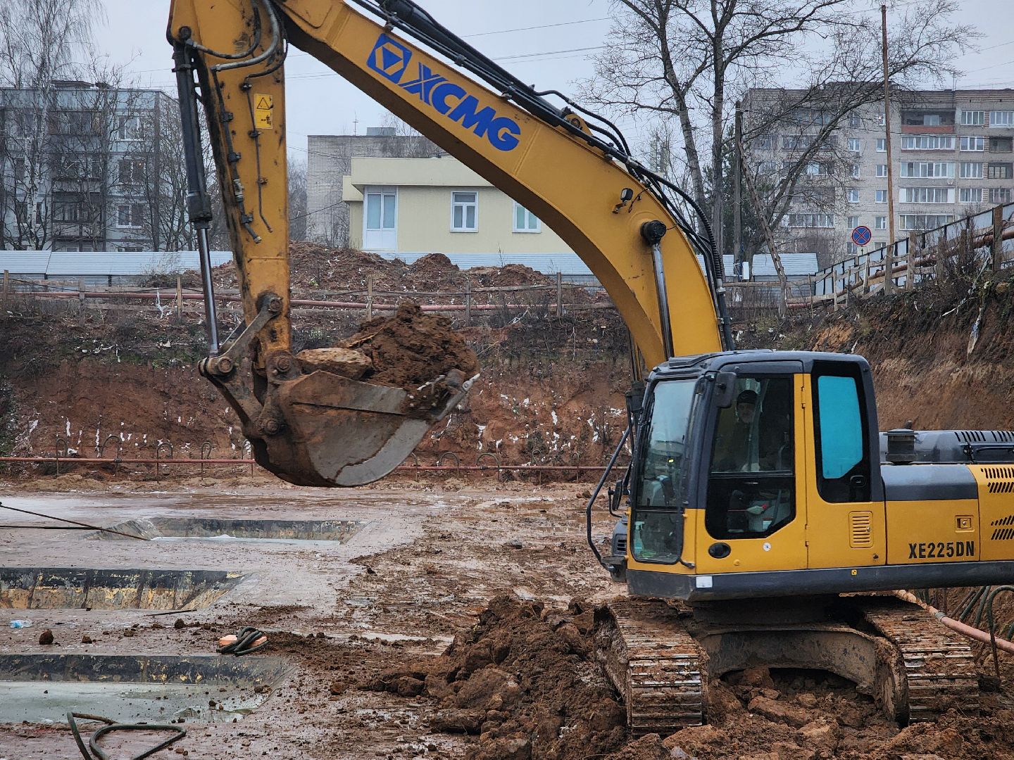 строительство,  красногорск, поликлиника,