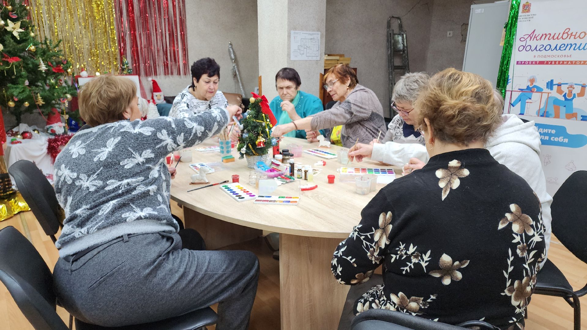 кашира, активное долголетие, мастер-класс, поделки из гипса, новый год, символ года,