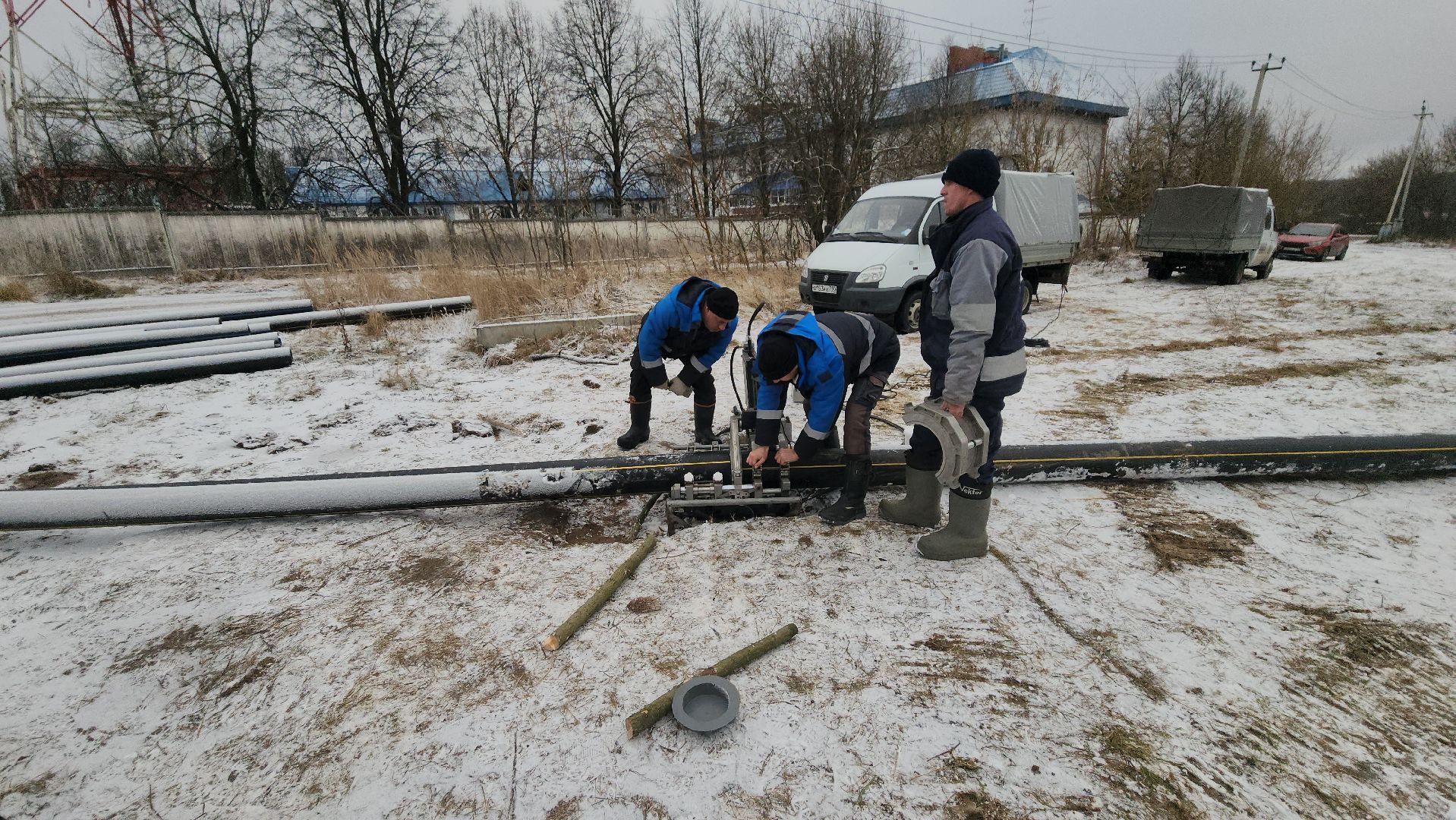 серпухов,  деревня костино, социальная газификация в серпухове,