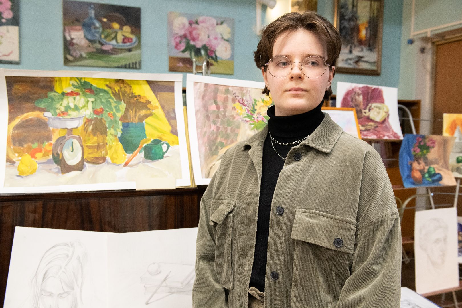 лыткарино, культура, художница, картины, рисование,