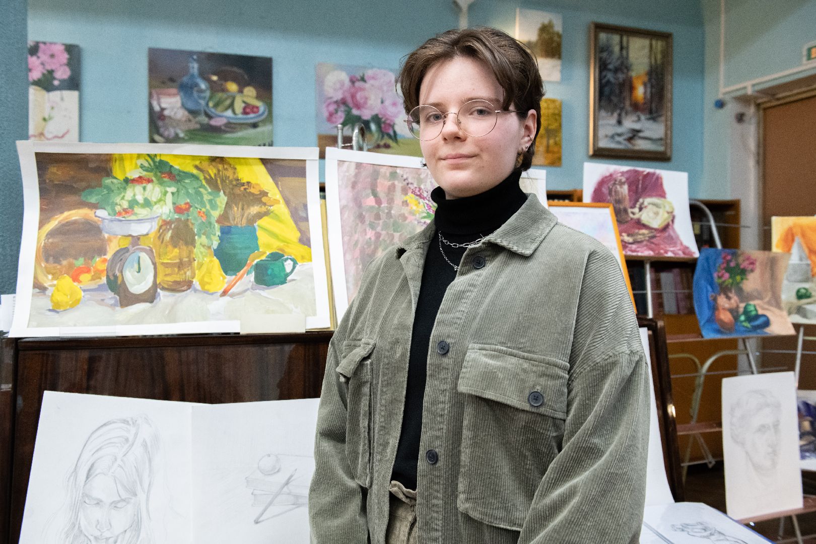 лыткарино, культура, художница, картины, рисование,