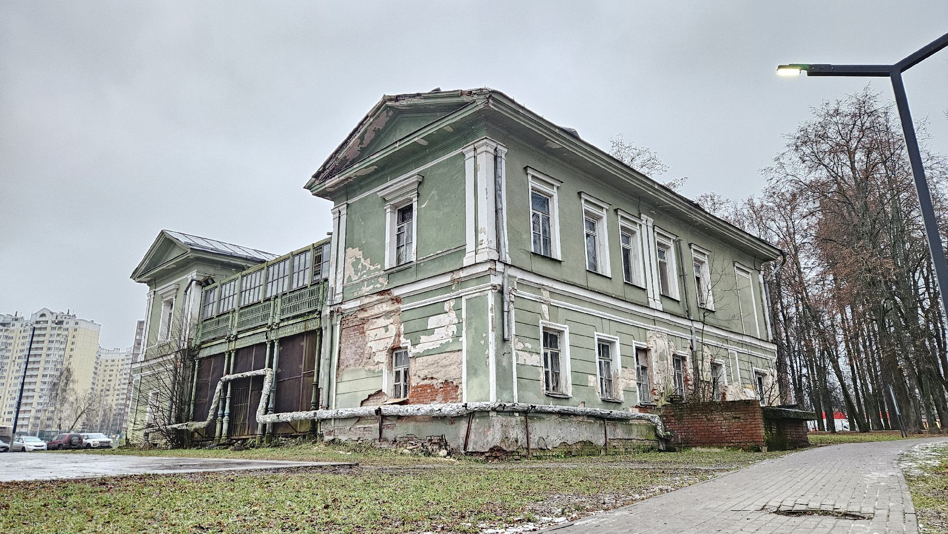 долгопрудный, парк мысово, усадьба кузнецовых, долгопрудненский историко-художественный музей,реконструкция объекта культурного наследия,английская конюшня,