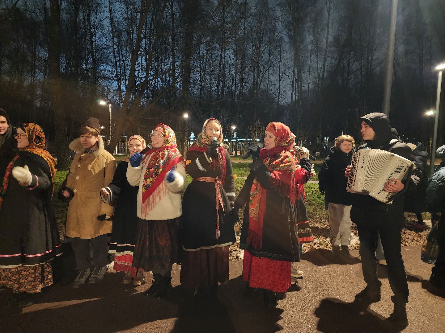 Подольск , лесопарк березки, открытие, новогодняя программа,