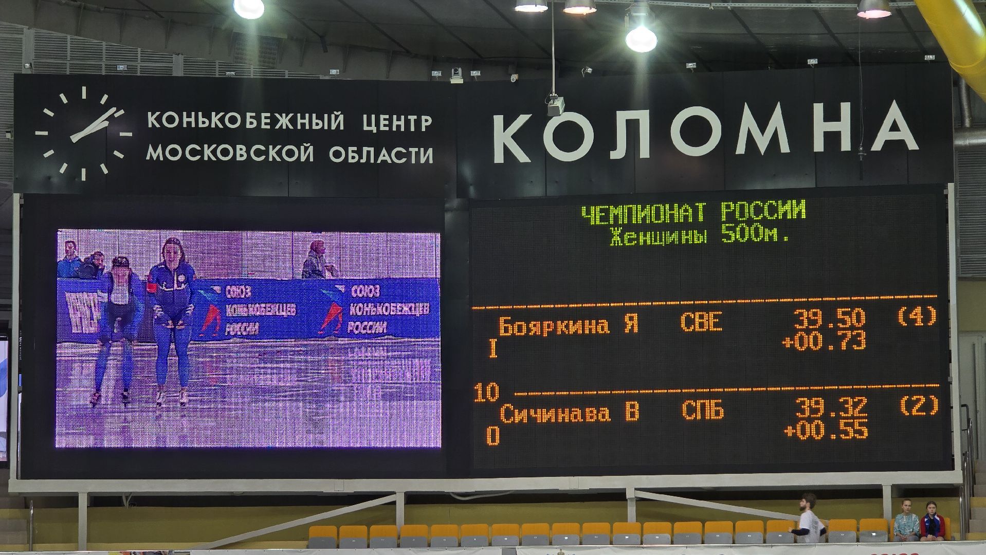 Коломна, конькобежный центр коломна, чемпионат россии по конькобежному спорту,