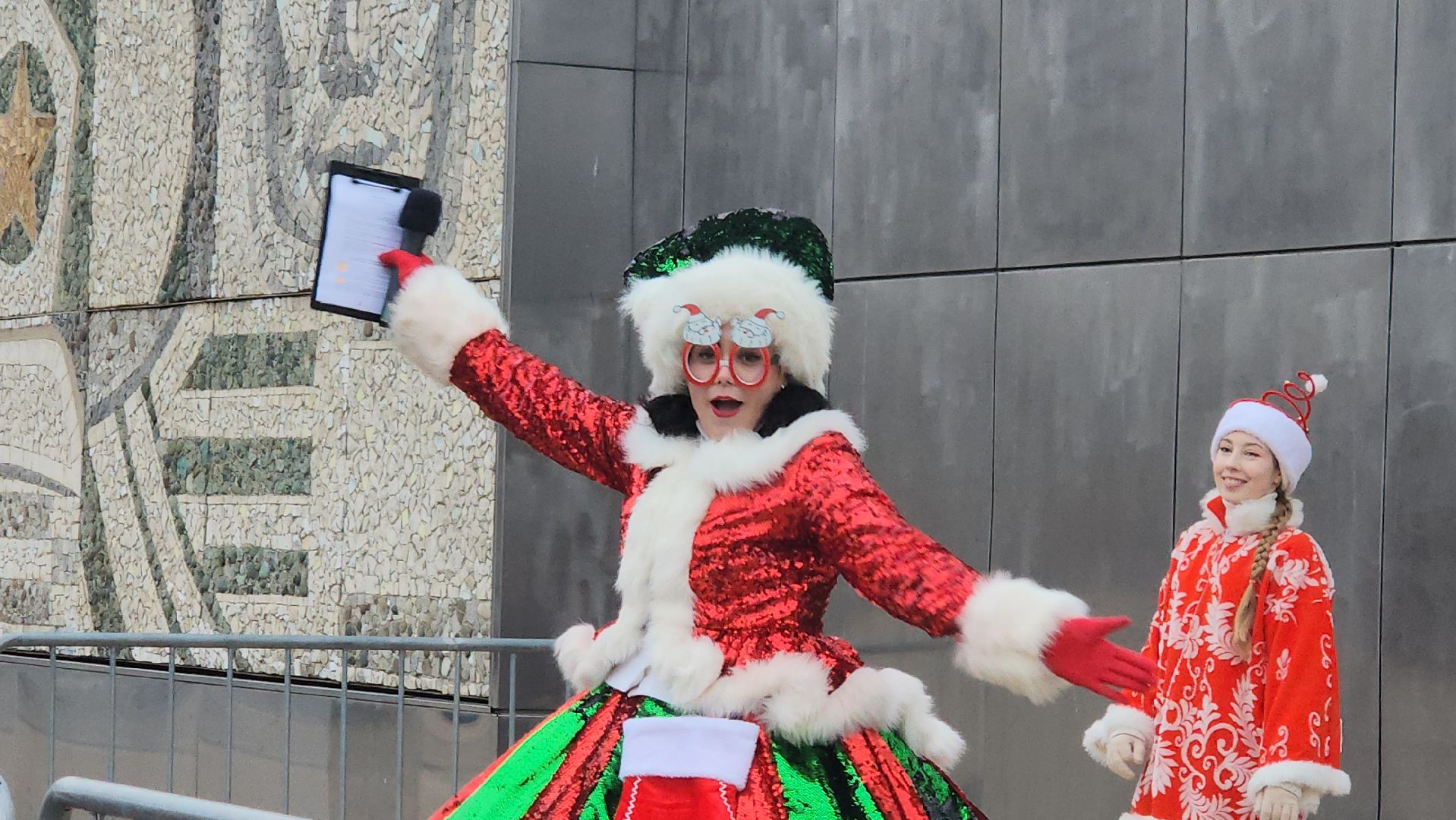 королёв, Слет дедов морозов, центральный парк,