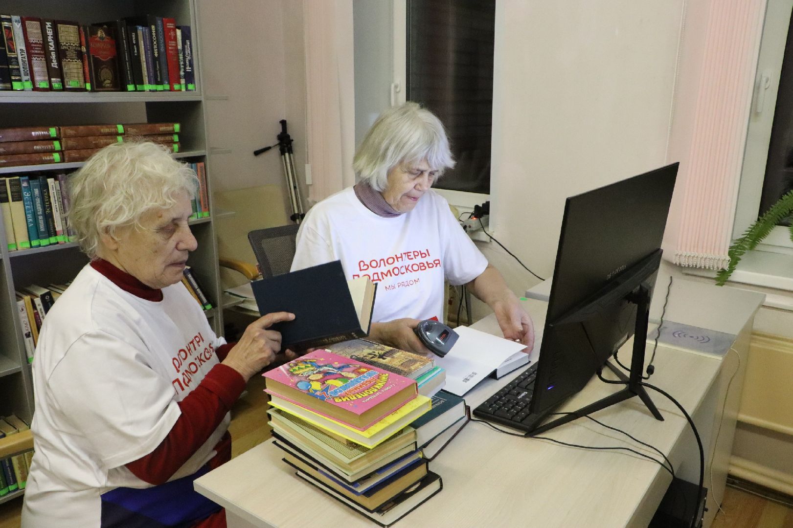 цбс, цифровизация библиотек, серебряные пруды, активное долголетие, серебряные полонтеры, культура, инвентаризация библиотек,