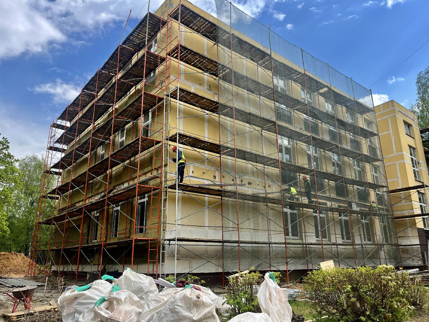 Наро-Фоминский городской округ, Селятино, школа, капитальный ремонт, перемены