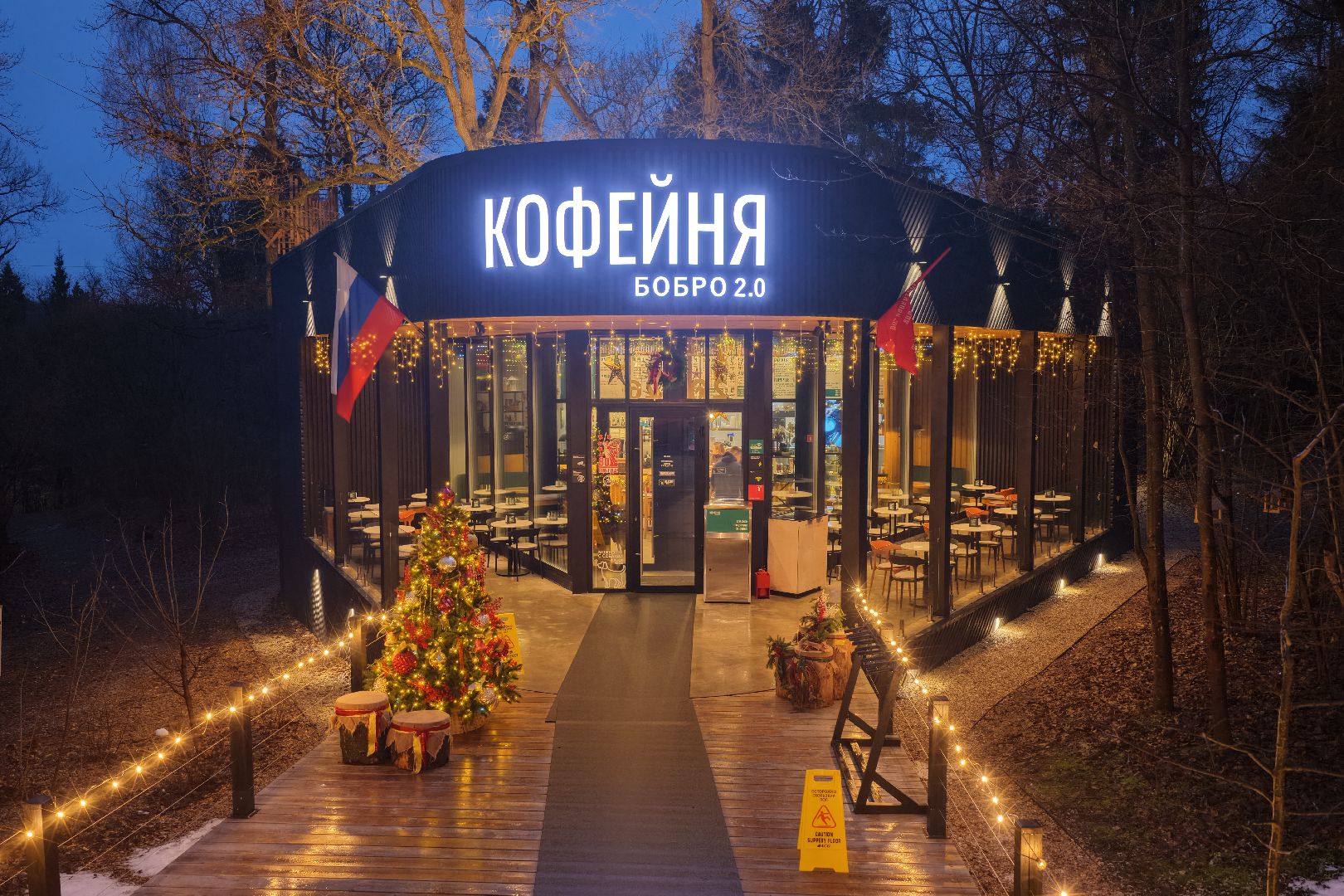 видео с коптера, парк лазутиной, новый год в подмосковье,