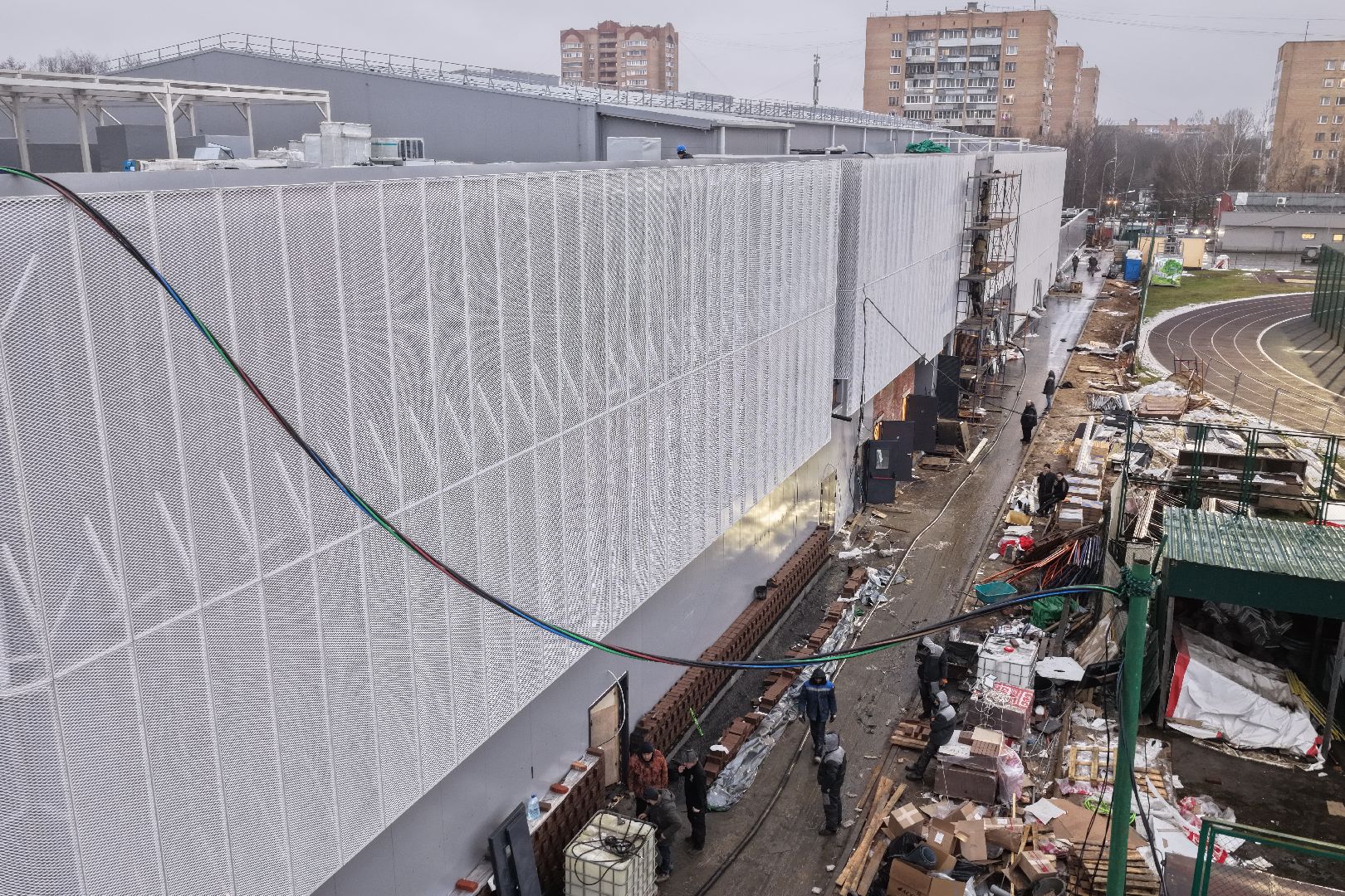 видео с коптера, акватермальный комплекс в одинцове,