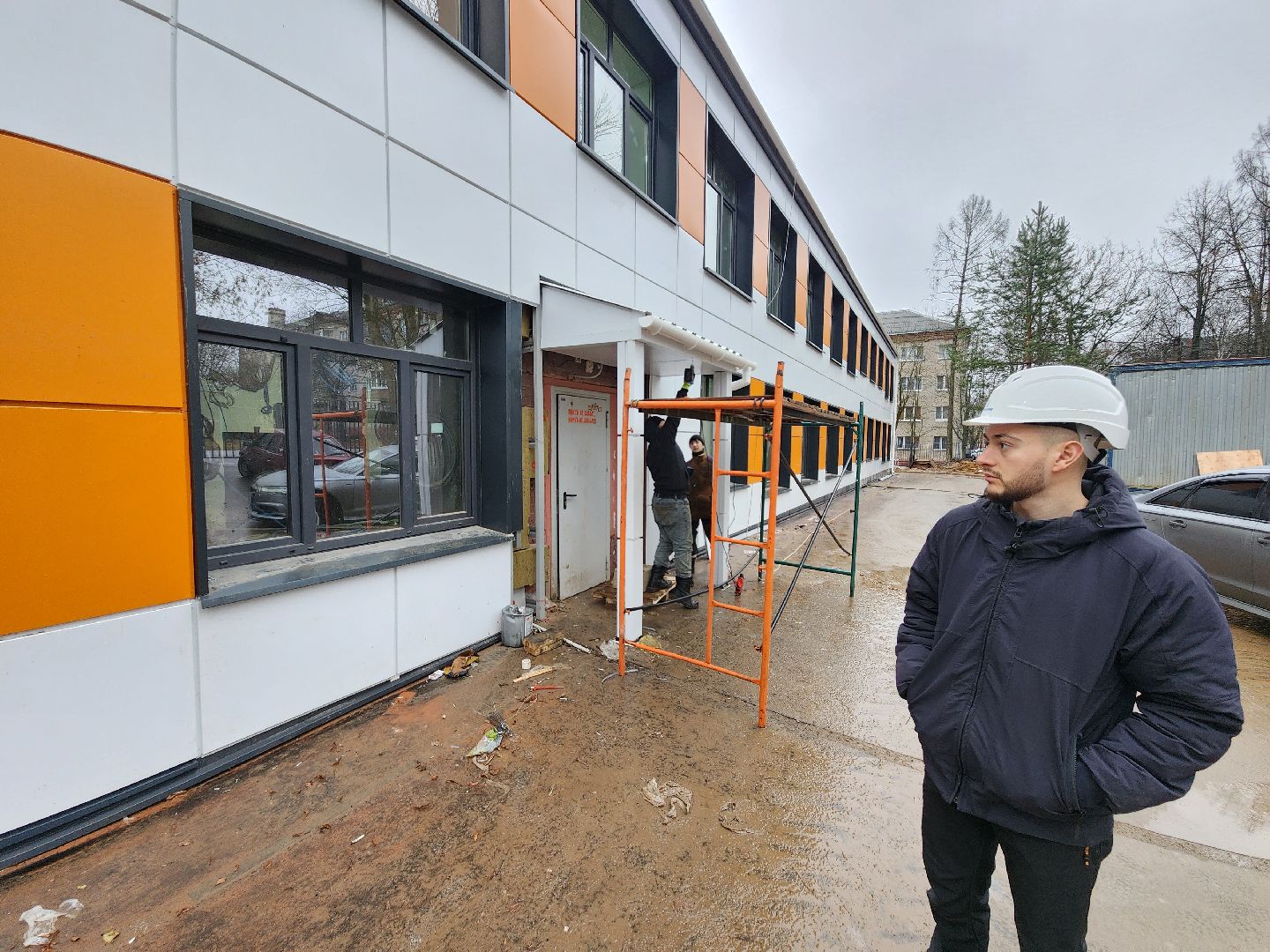 чехов,детский сад, дошкольное отделение, лицей 4,  капитальный ремонт, капремонт здания, благоустройство территории, новые павильоны, теневые навесы, беседки, детские площадки, игровые зоны, качели горки карусели, мини-футбол, пешеходные дорожки, столбы освещения, проходы и проезды, входные группы, госпрограмма московской области, капремонт социальных объектов,