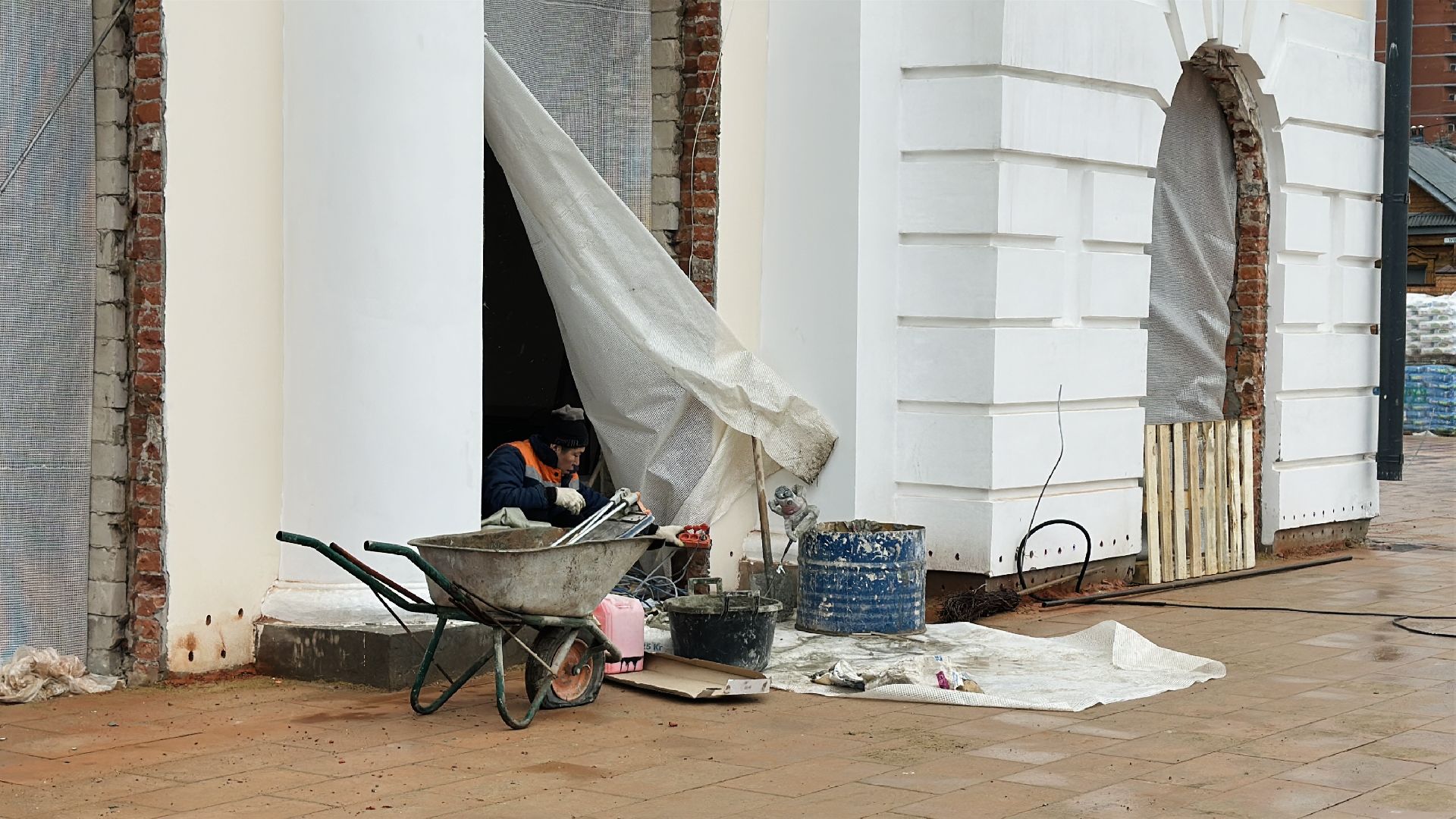 строительство, капитальный ремонт дворца культуры,  пушкинский городской округ, ивантеевка,