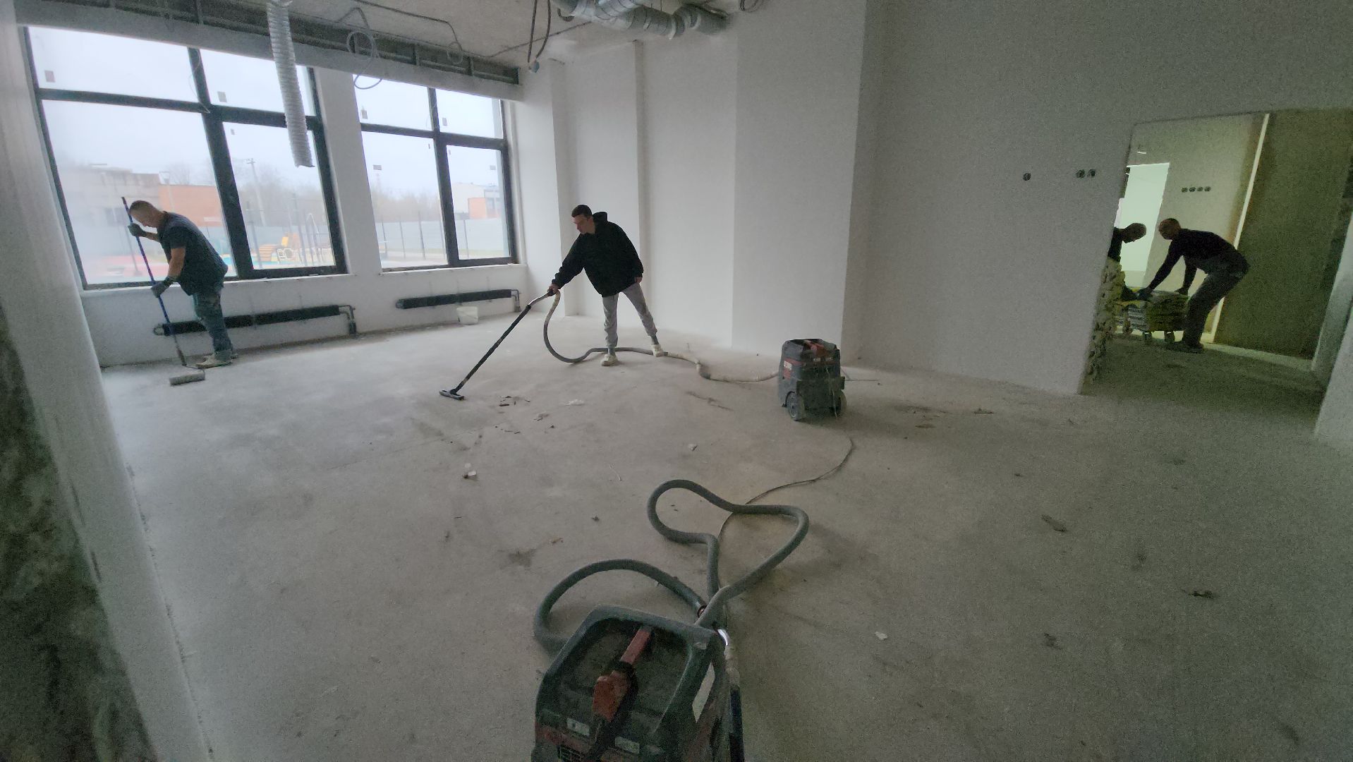 долгопрудный, жк бригантина, детский сад, строительство, наливной пол,