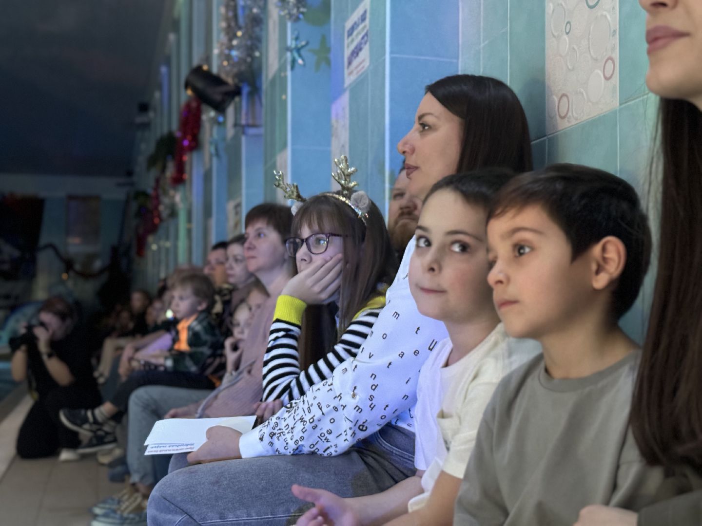 елка на воде, ленинский городской округ, новогоднее шоу , дельфин ,