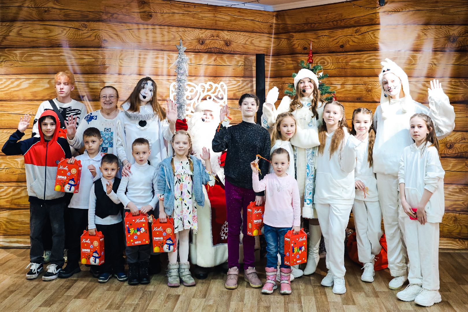 дед мороз, прааздник, дети,