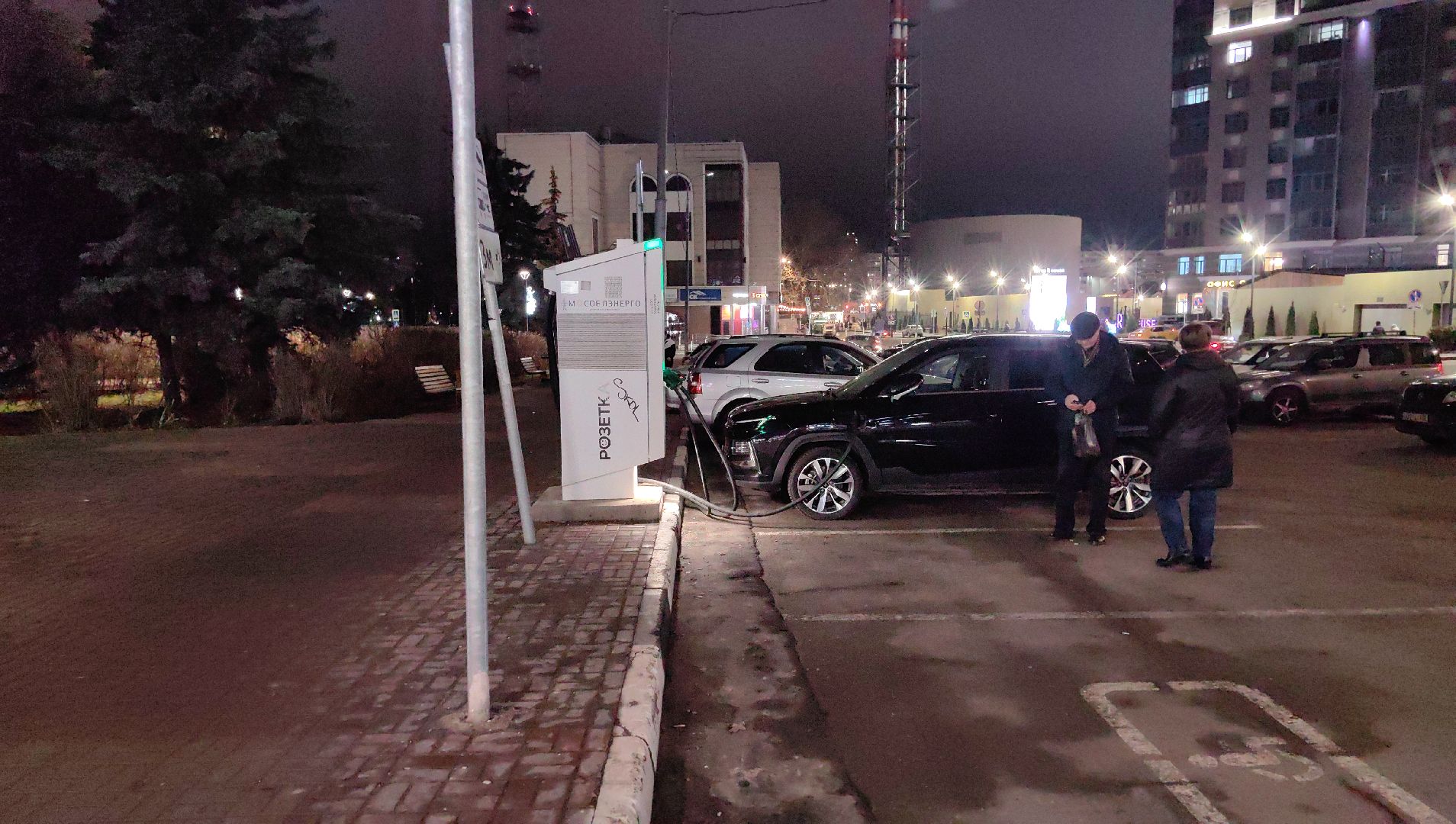 зарядная станция, электромобиль, мощность, Мособлэнерго,