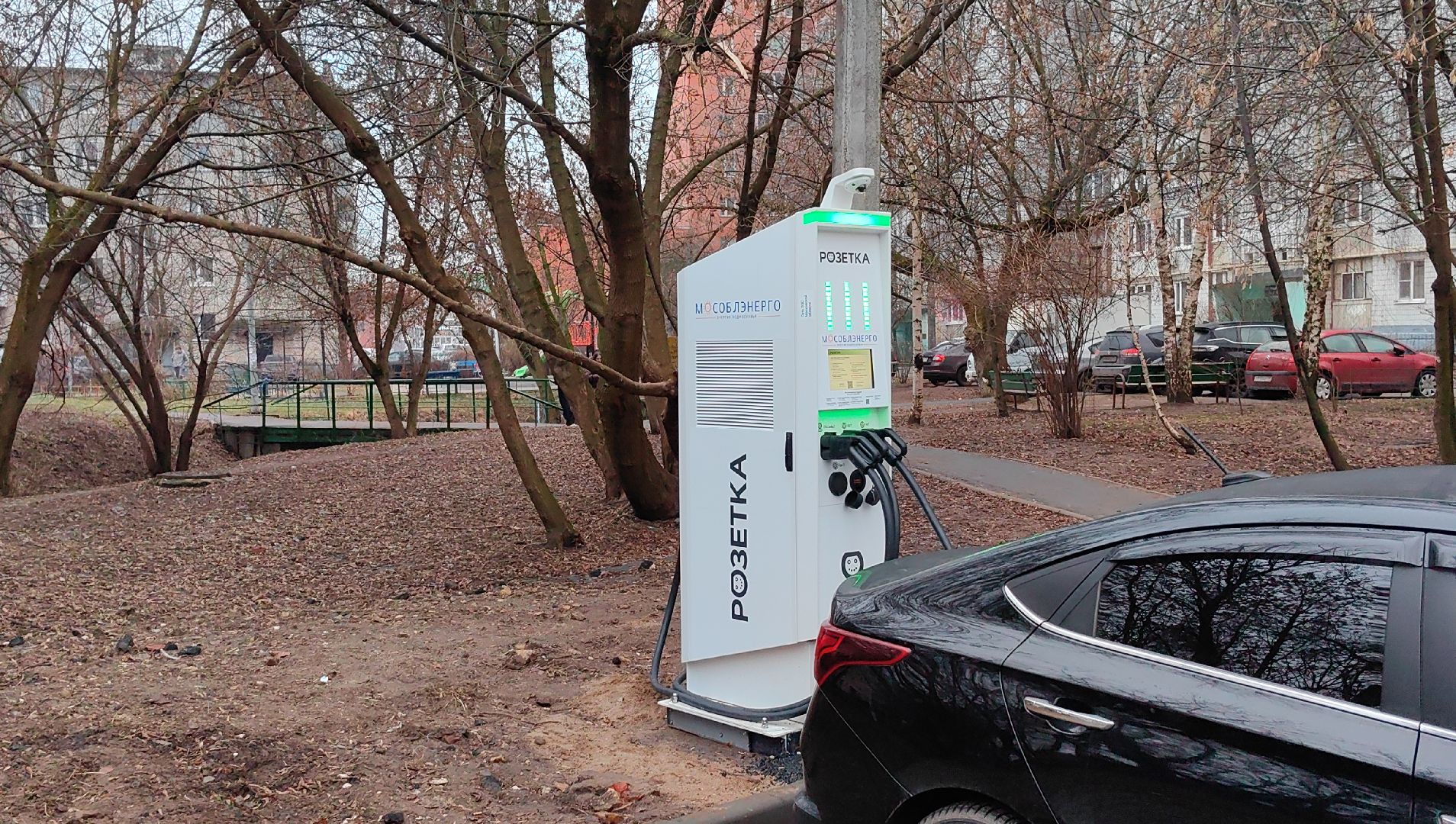 зарядная станция, электромобиль, мощность, Мособлэнерго,