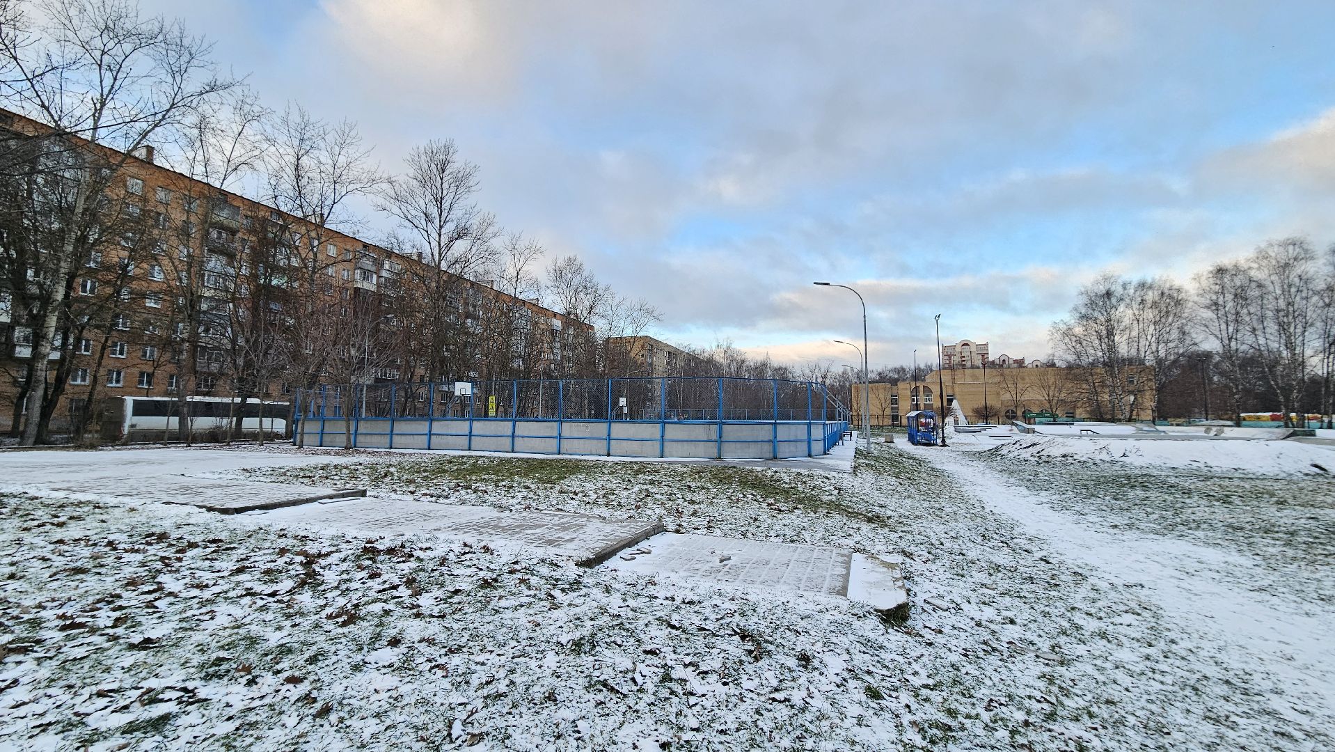 долгопрудный,  лед, ледовый каток, зима в подмосковье, зима в подмосковье 2025, центральный парк победы,