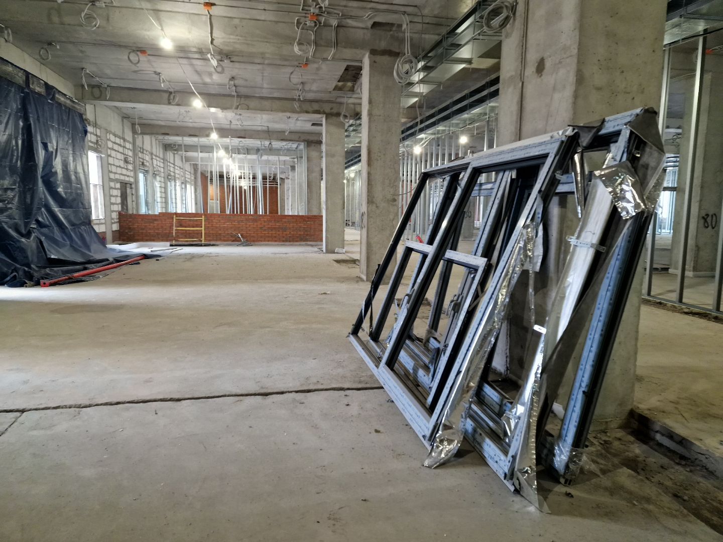 В новой больнице в Ольгино Балашихи приступили к устройству канализации и теплосетей, больница ольгино балашиха, ольгинская больница в балашихе,