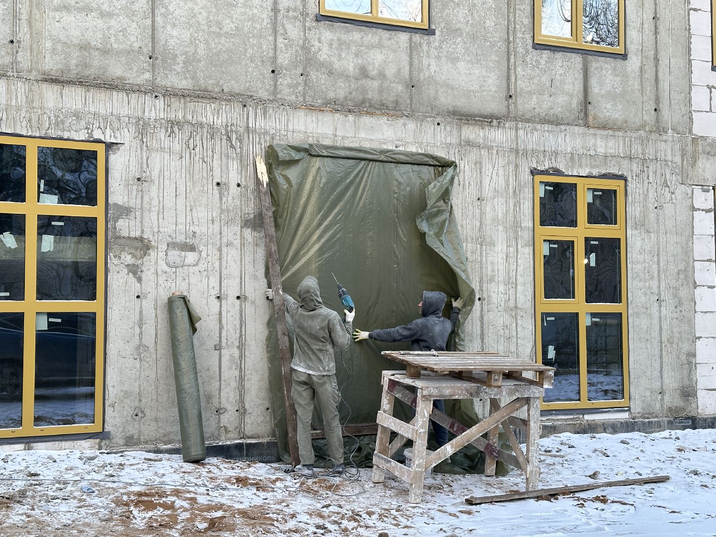 строительство, Пристройка , детский сад звездочка, пушкинский городской округ, пушкино,
