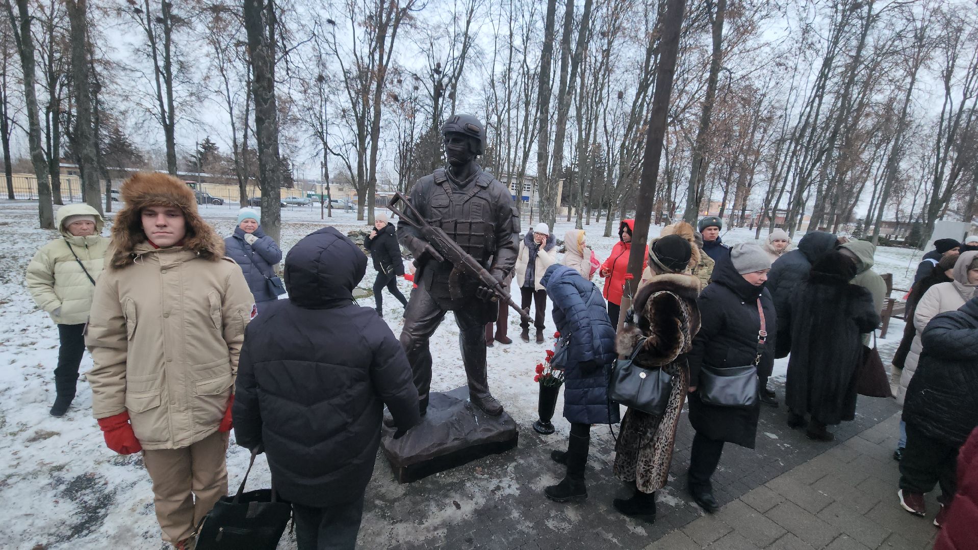 Зарайск, Открытие памятников погибшим в СВО, Новые памятники на аллее славы ДК Леонова, герои сво,