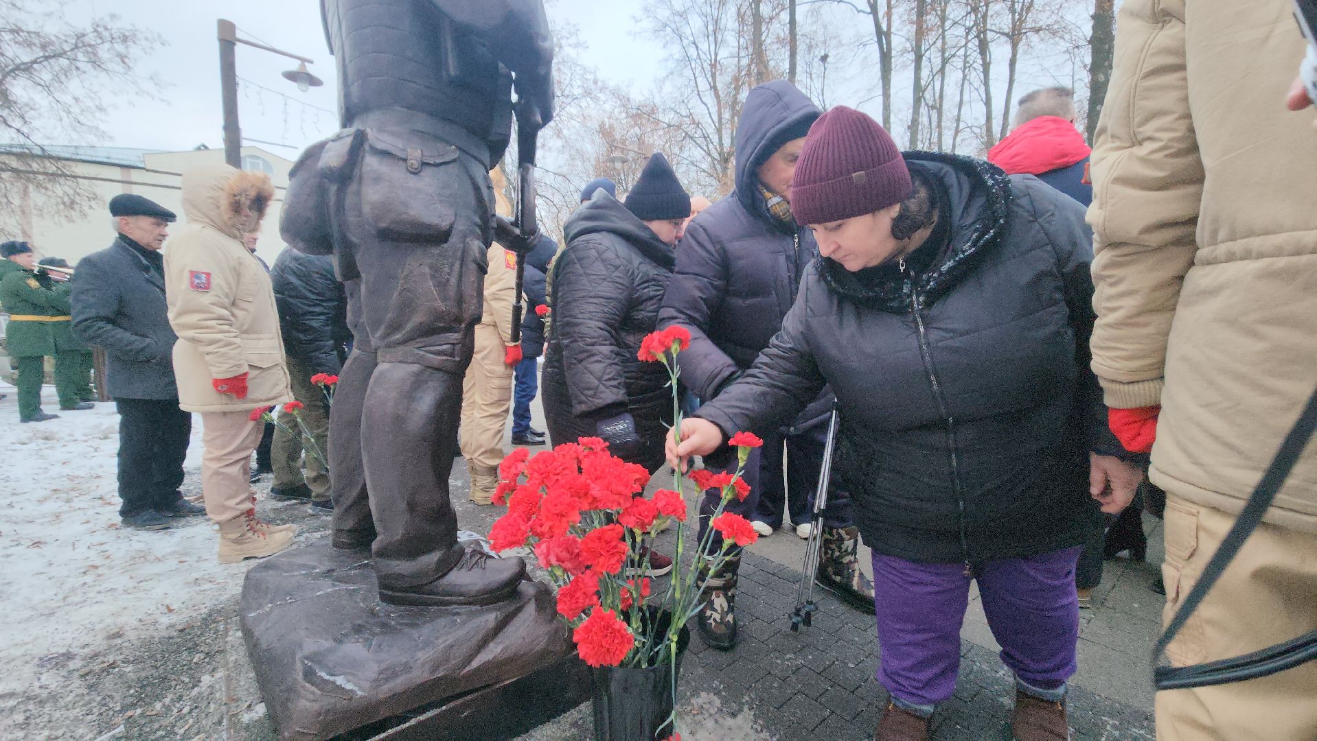 Зарайск, Открытие памятников погибшим в СВО, Новые памятники на аллее славы ДК Леонова, герои сво,