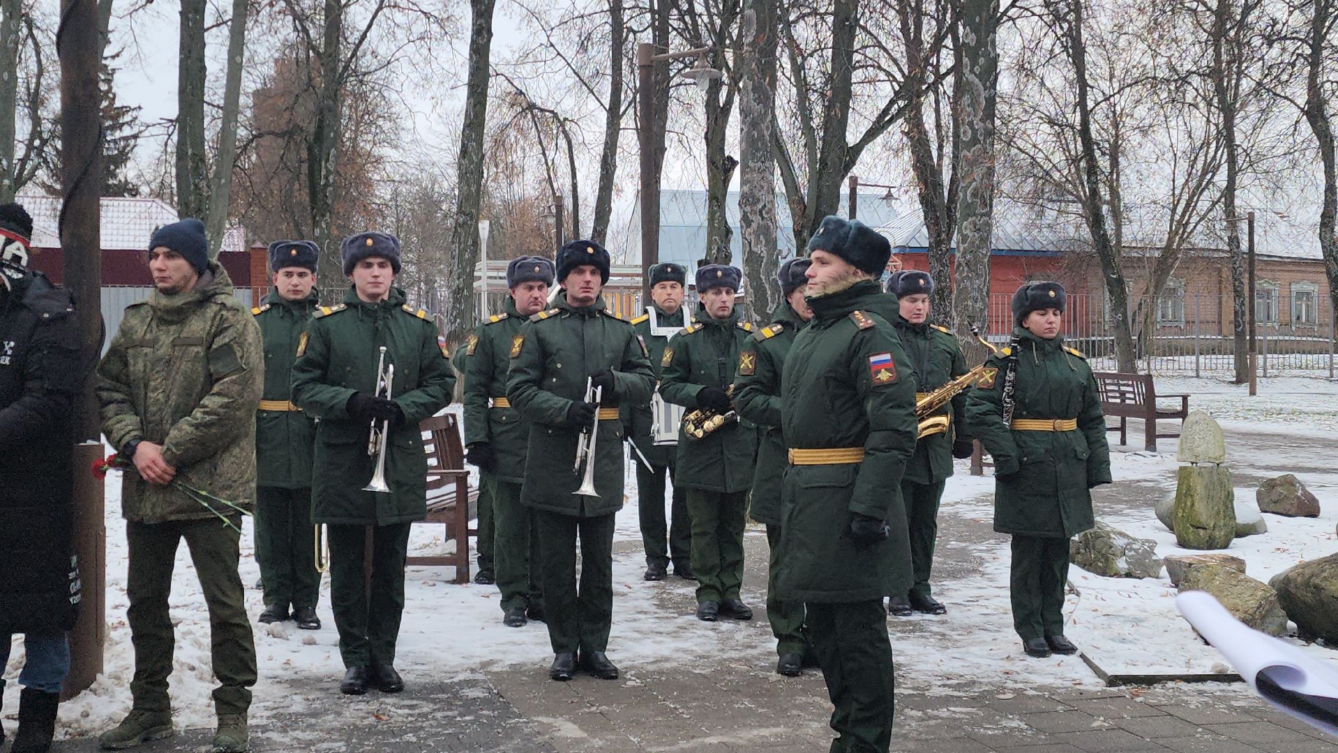 Зарайск, Открытие памятников погибшим в СВО, Новые памятники на аллее славы ДК Леонова, герои сво,
