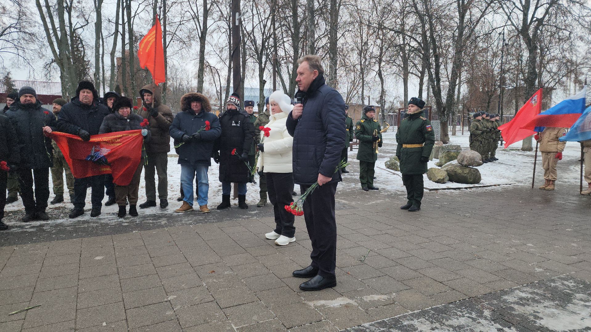 Зарайск, Открытие памятников погибшим в СВО, Новые памятники на аллее славы ДК Леонова, герои сво,
