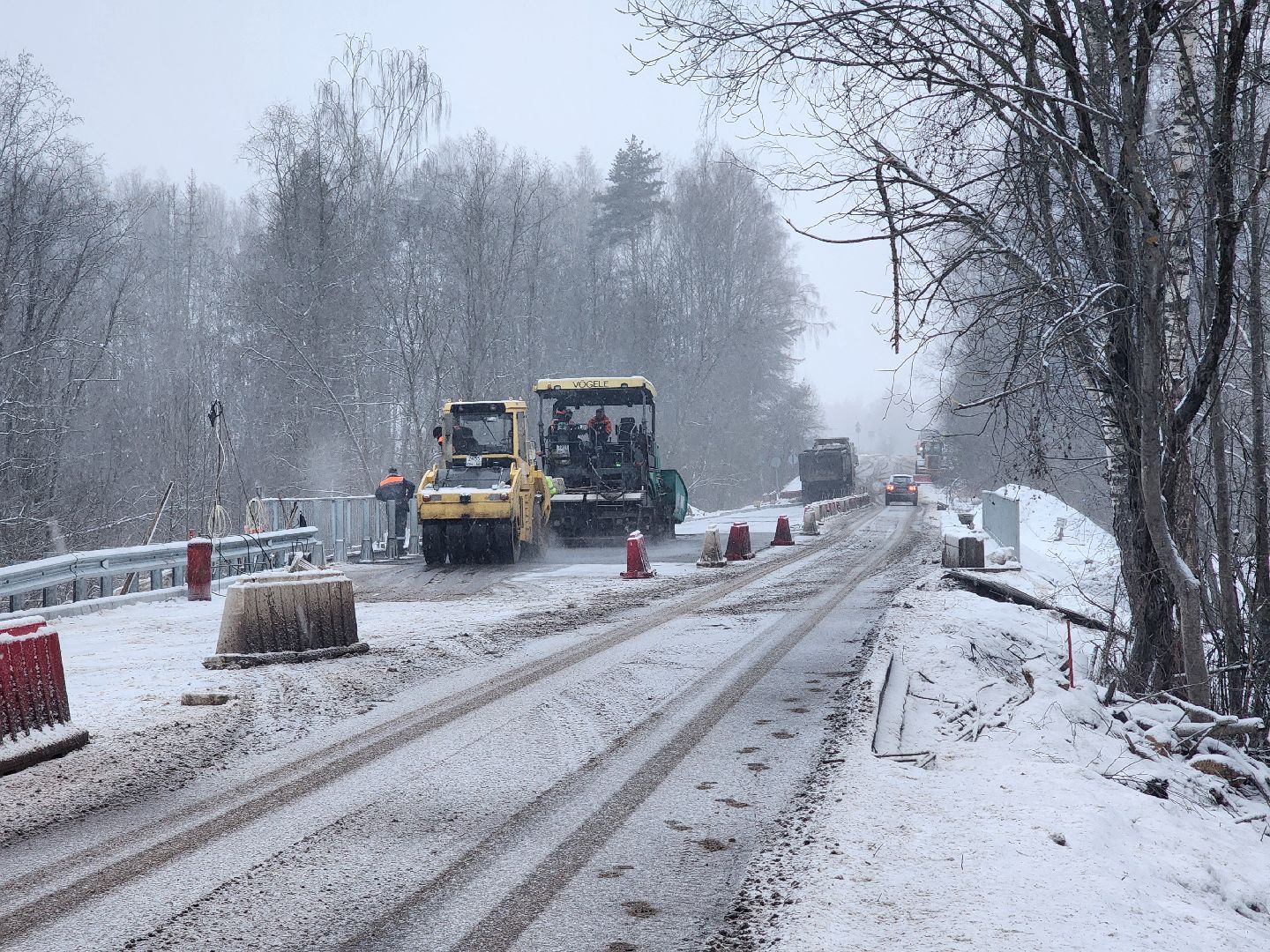 сергиев посад, сергиево-посадский городской округ, дороги, торгашино, новоселки, власово,река сухмань, ремонт моста,