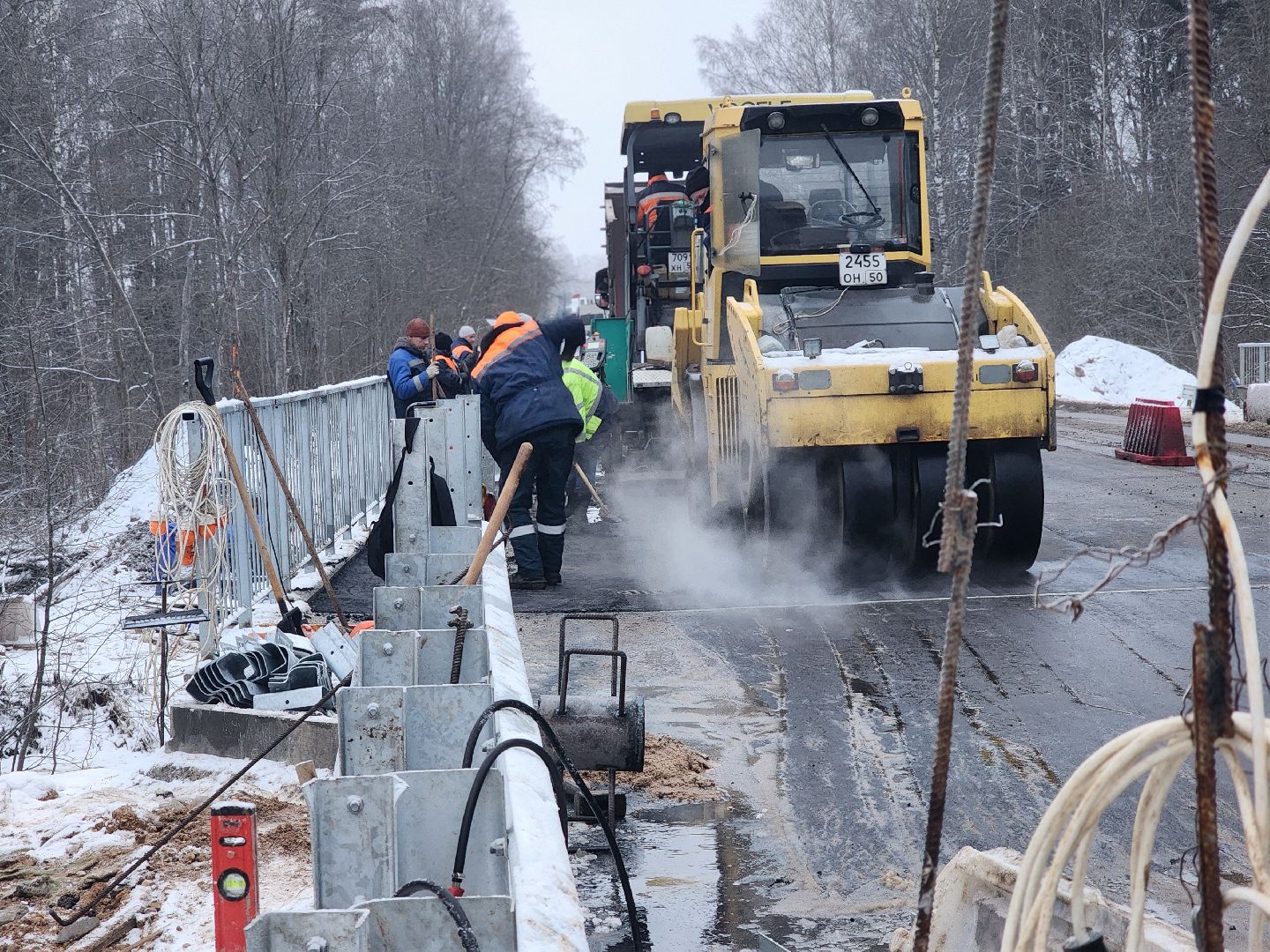 сергиев посад, сергиево-посадский городской округ, дороги, торгашино, новоселки, власово,река сухмань, ремонт моста,