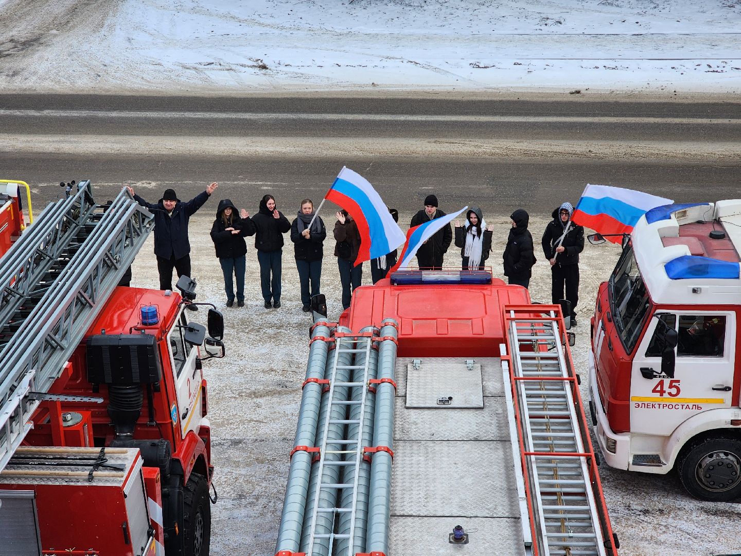 электросталь, флешмоб, мчс, мчс 35 лет, общество, акция,