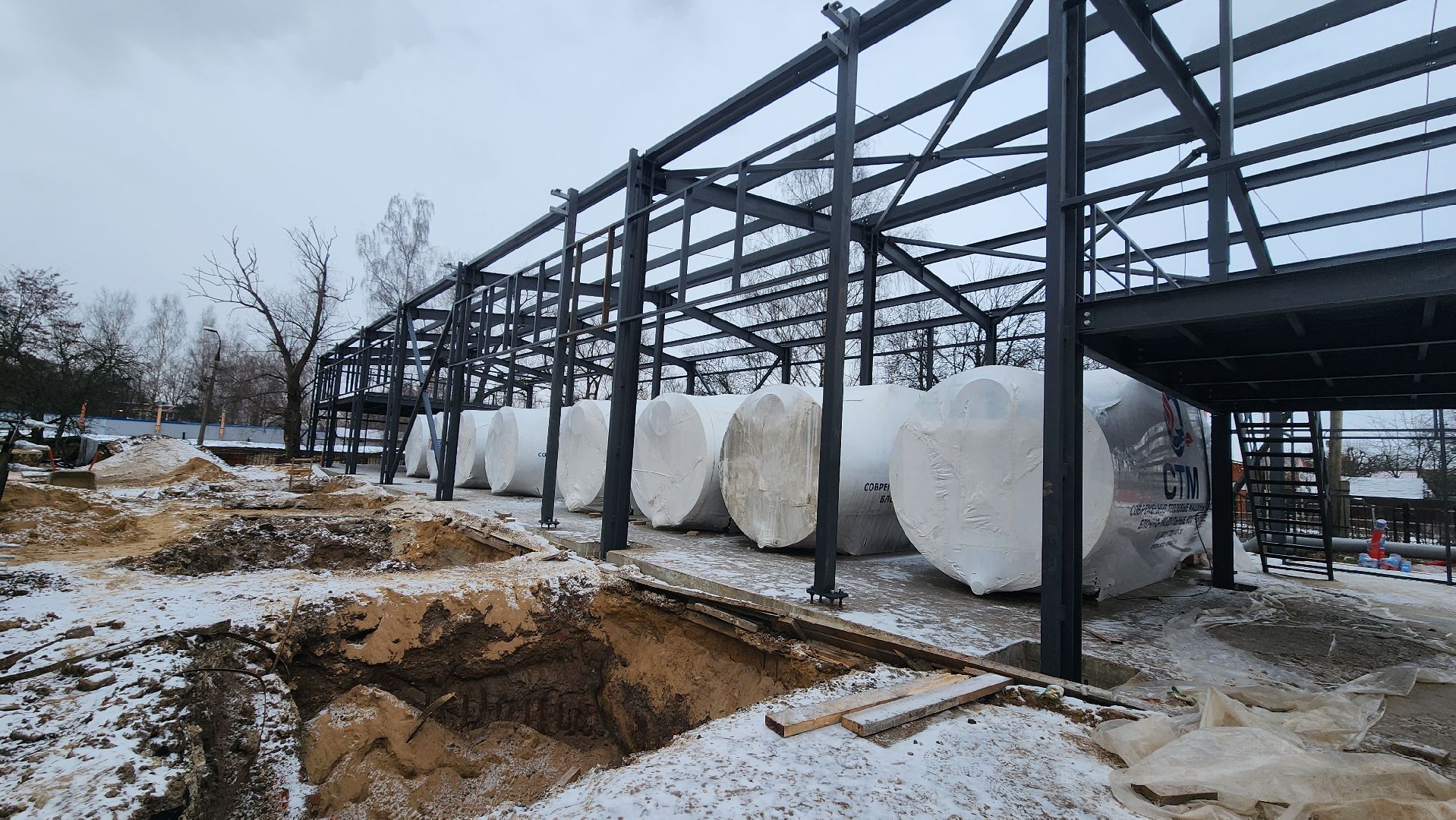 Зарайск, строительство новой котельной в зарайске, Строительство,