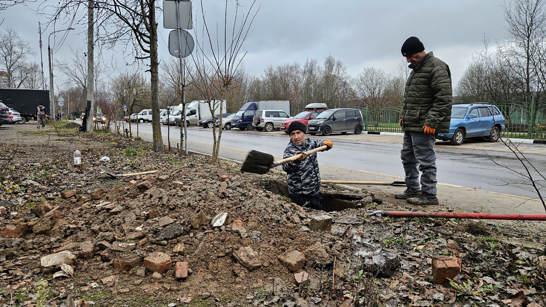 долгопрудный, улица молодежная, фонари, освещение, новое освещение, уличные фонари,