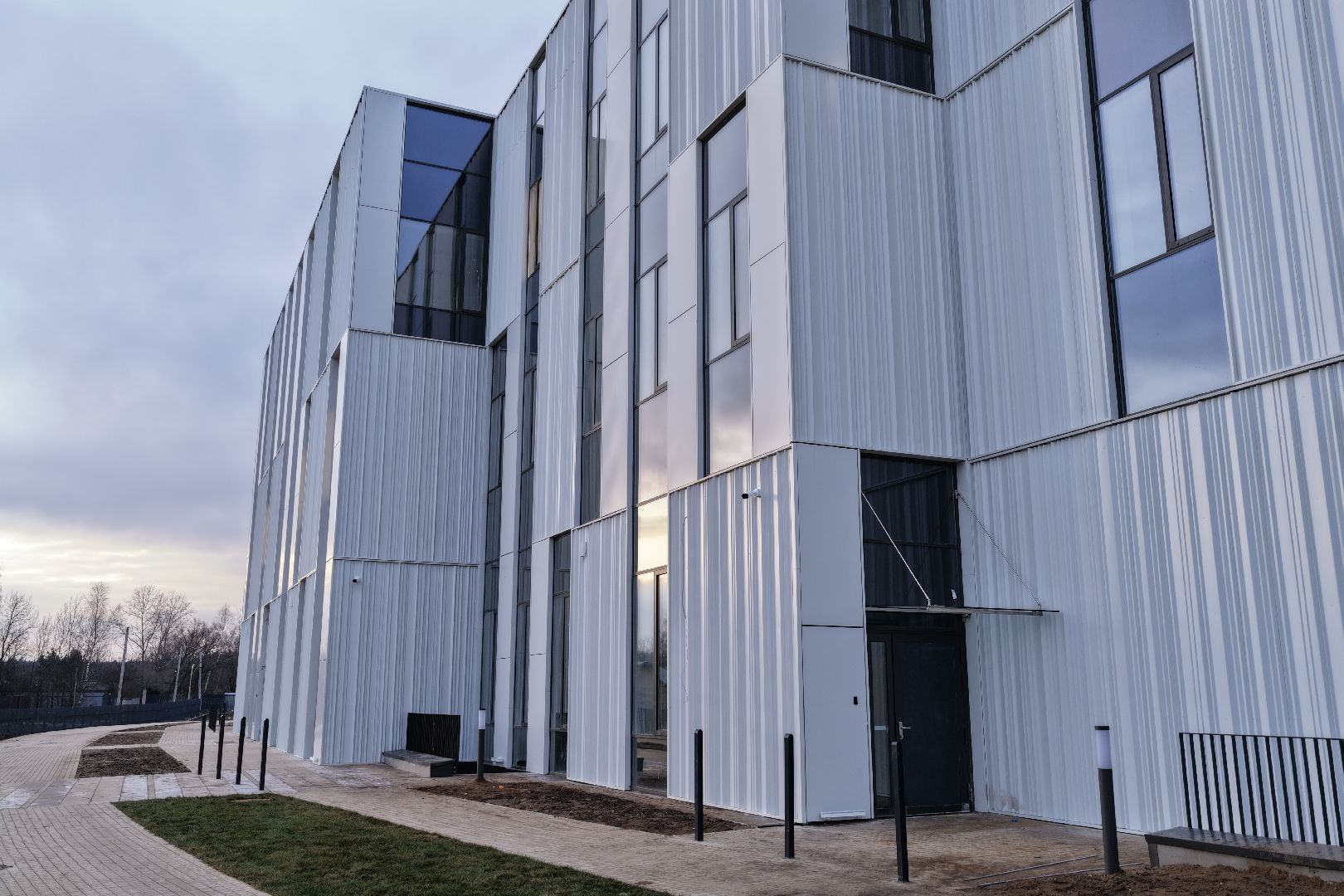 видео с коптера, поликлиника в ногинске,