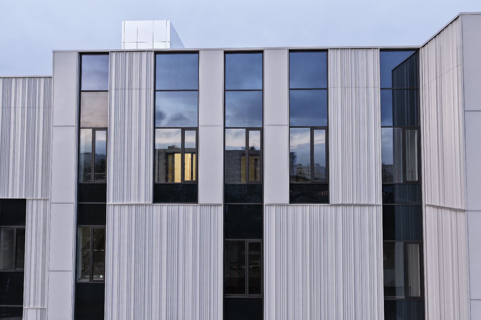 видео с коптера, поликлиника в ногинске,