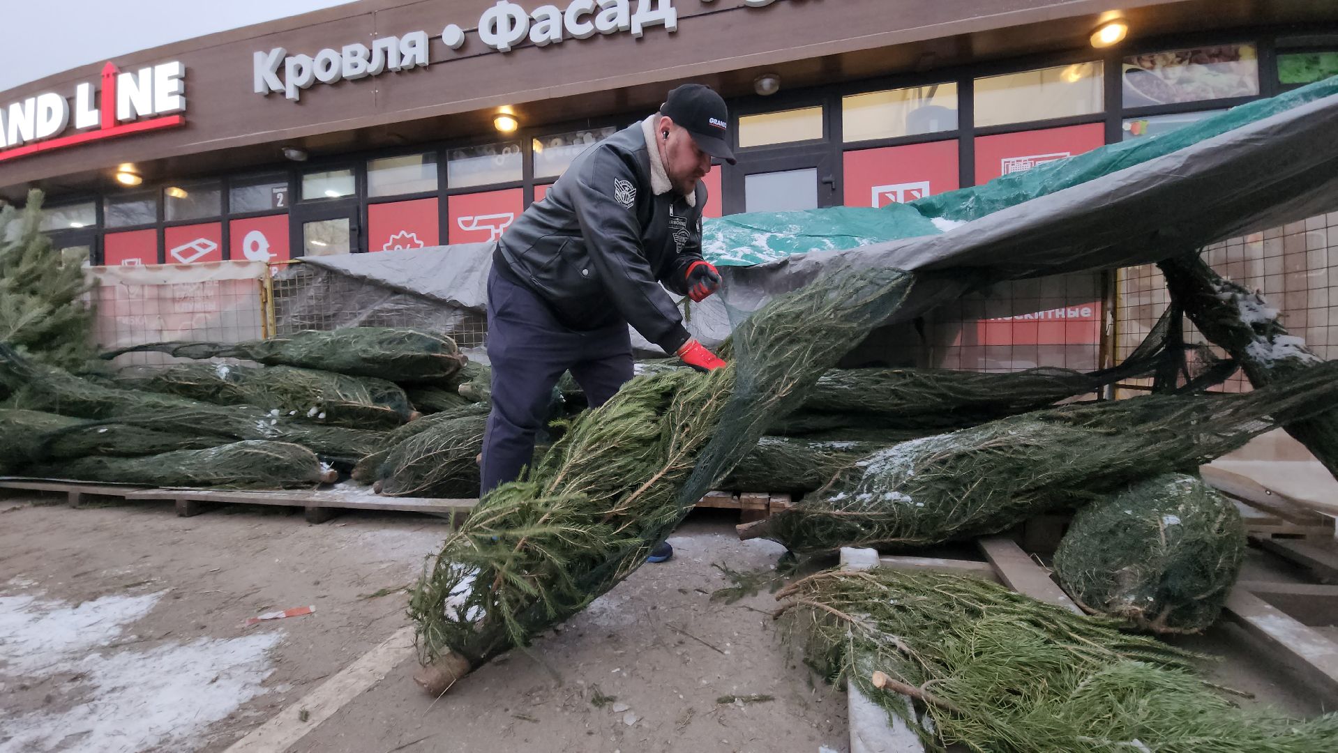 Руза, елочные базары, Новый год , Зима в подмосковье,