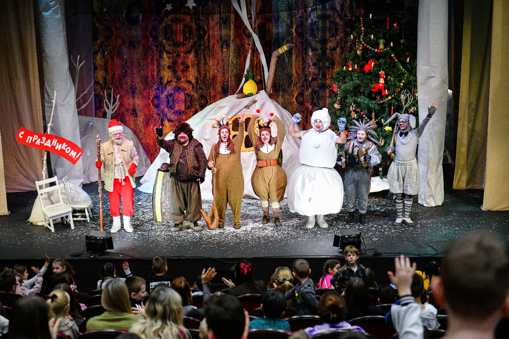 елка, сказка, подарки,