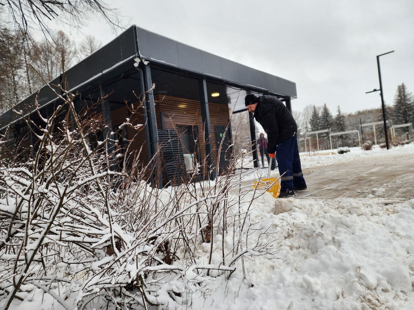 пущино, серпухов, уборка снега,