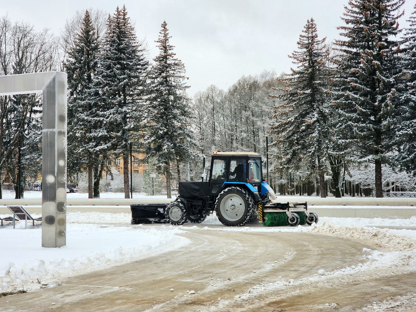пущино, серпухов, уборка снега,