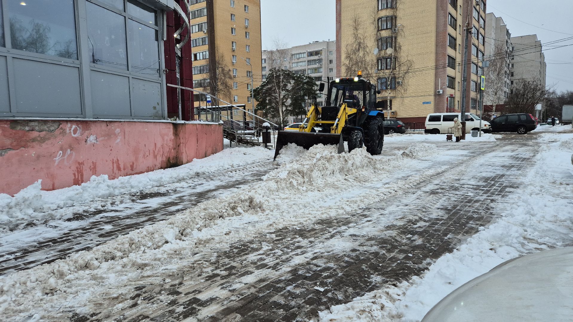 Дубна, Снег, ЖКХ,