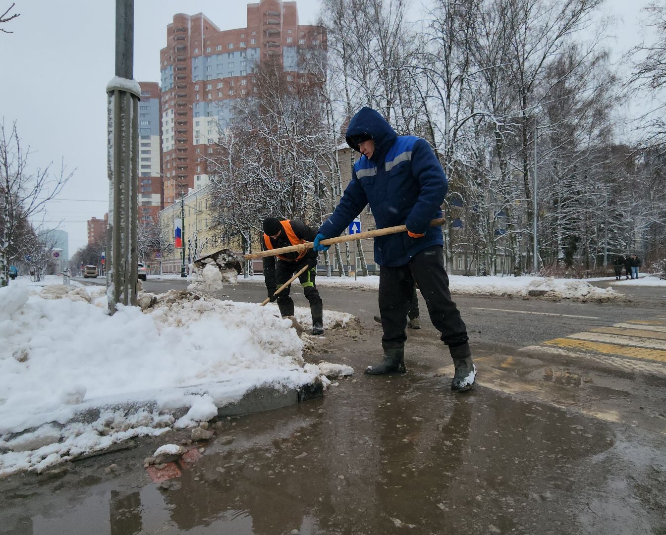 Химки, ЖКХ , Уборка снега,
