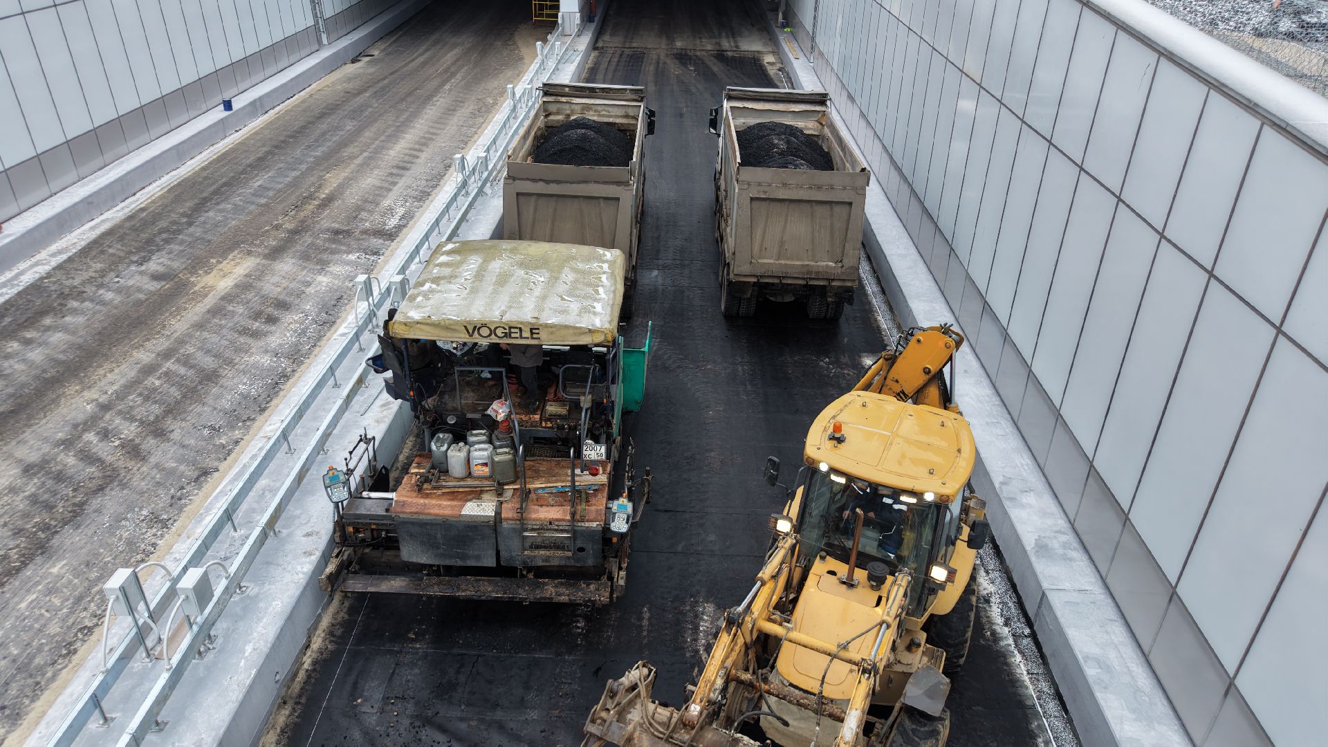 видео с коптера, тоннель на Путилковском шоссе, дороги красногорска,