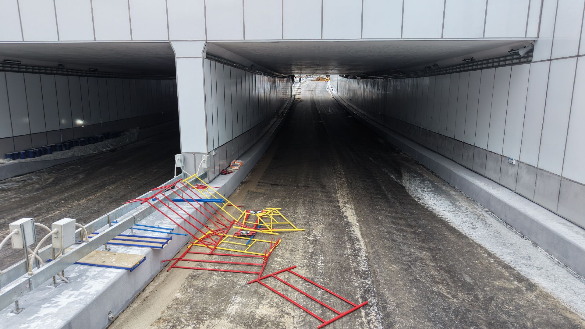 видео с коптера, тоннель на Путилковском шоссе, дороги красногорска,