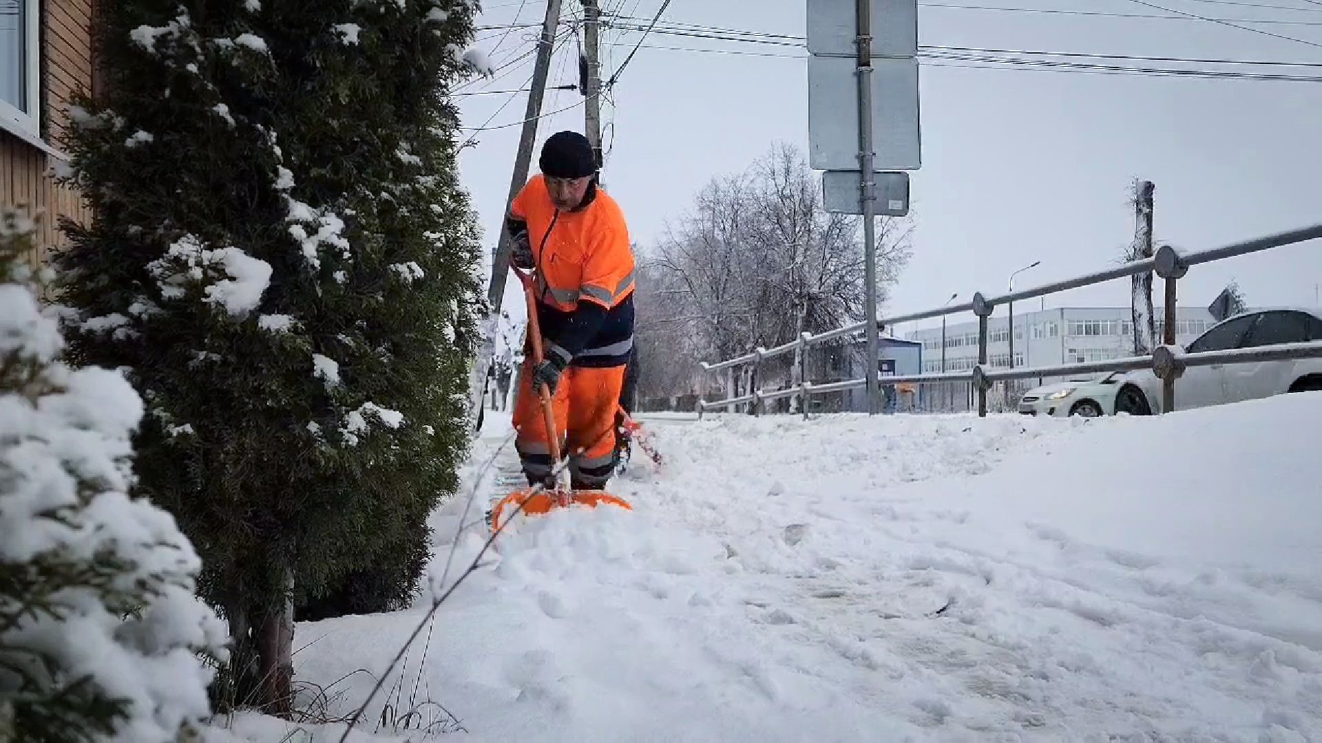 бронницы, ублрка снега в бронницах, устранение снегопада в бронницах,